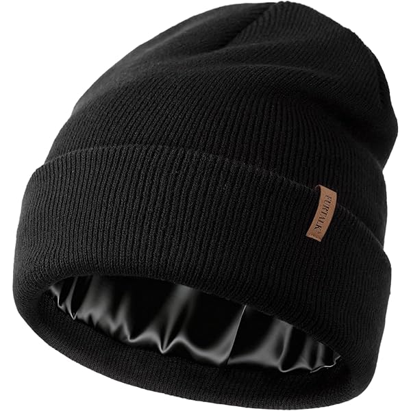 Plain Classic XL Size Cotton Beanie - Black OSFM at Amazon Men's